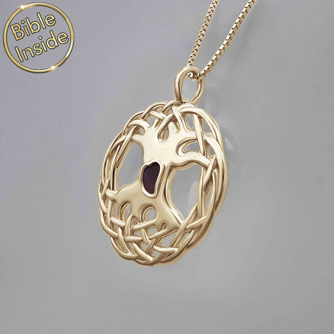 Christian Gifts for Christmas - Celtic Tree of Life - Elowen Necklace