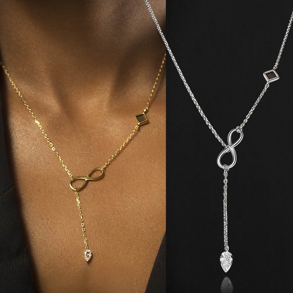 Christmas wife gift Milano necklace with elegant pendant – minimalist Christian jewelry