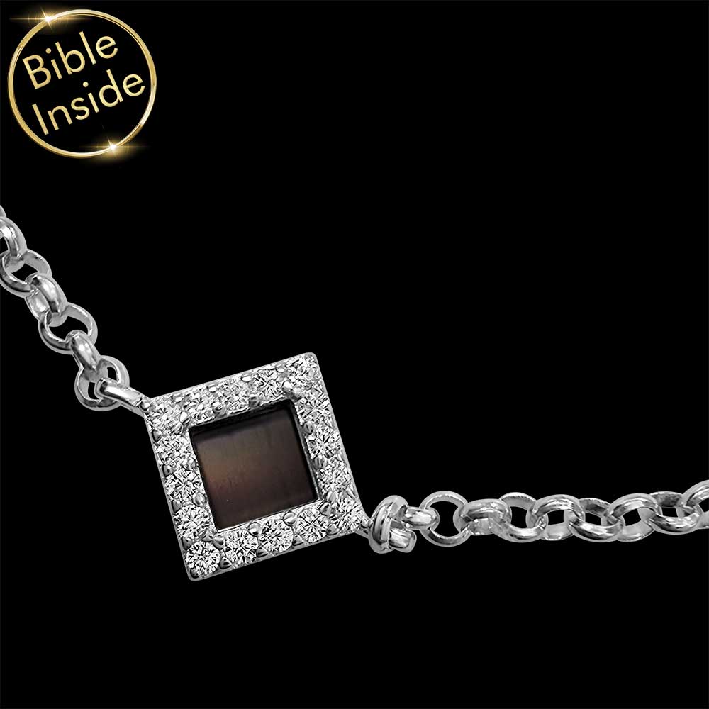 Christian gifts bracelet featuring geometric rhombus design for daily wear