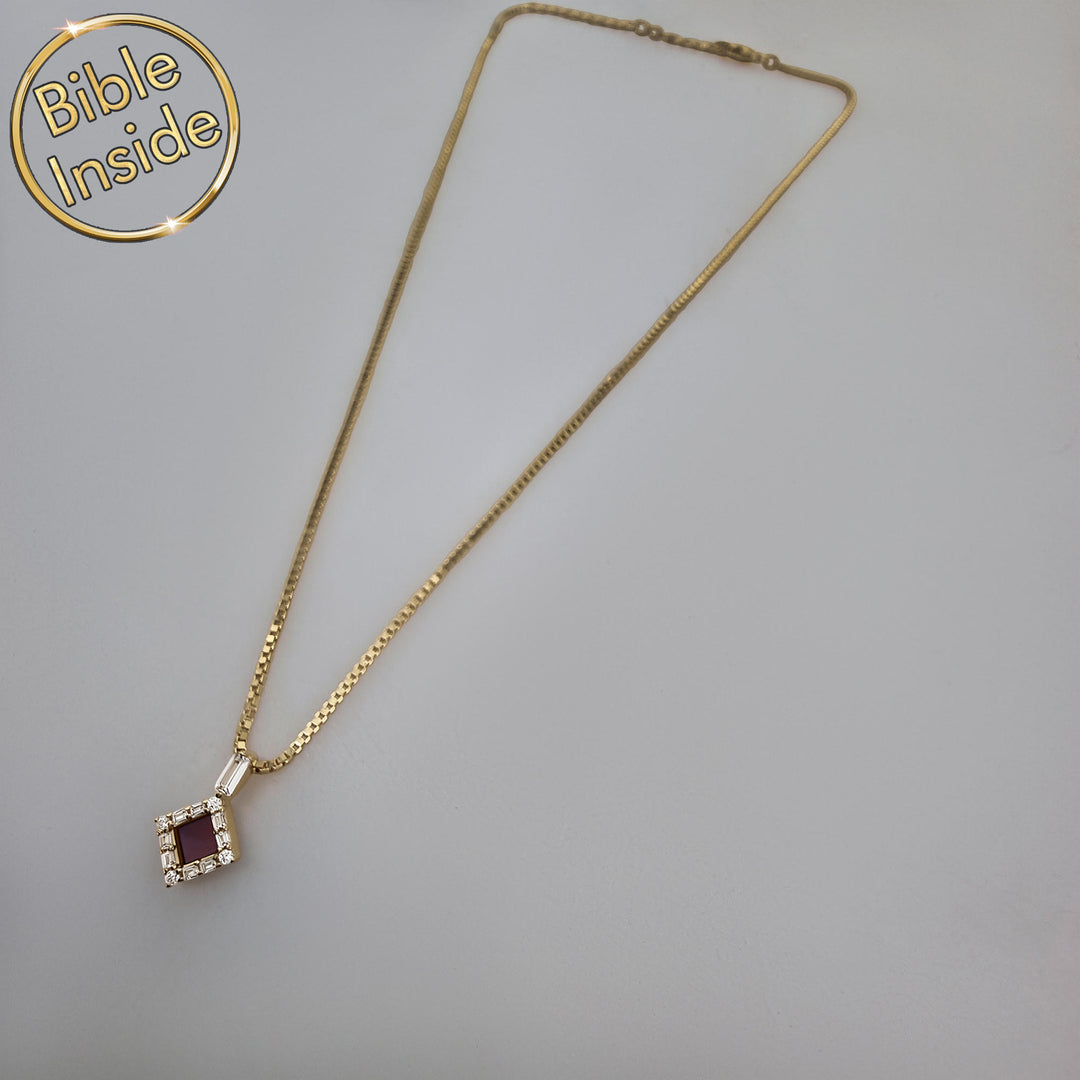 Women's unique jewelry - Biblical pendant with state-of-the-art technology