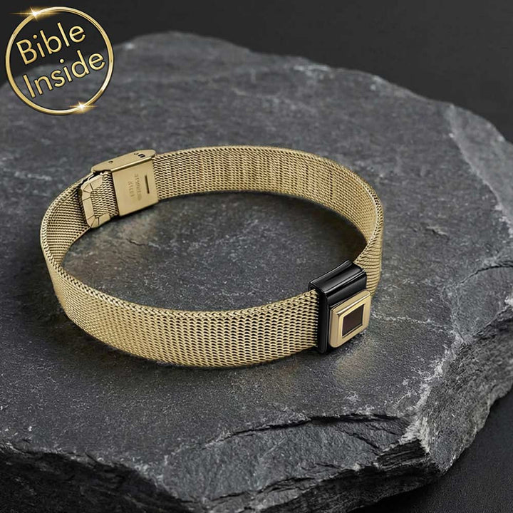 Christmas gift for Christians featuring Knox design with micro Bible technology