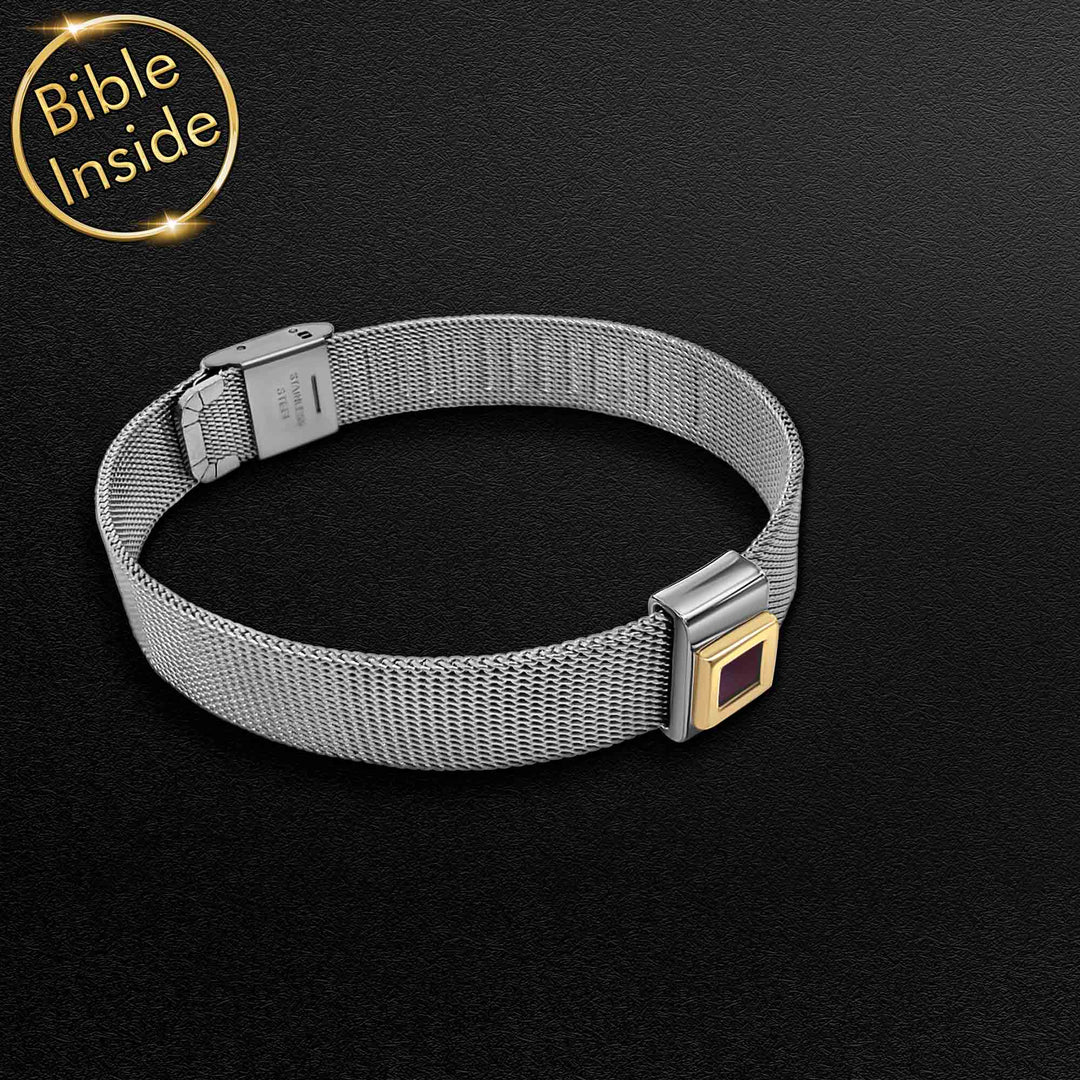 Mens jewellery for Valentines day with New Testament – meaningful boyfriend gift
