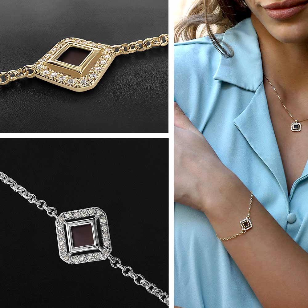 Jewelry for women Diana rhombus bracelet – Christian nano Bible