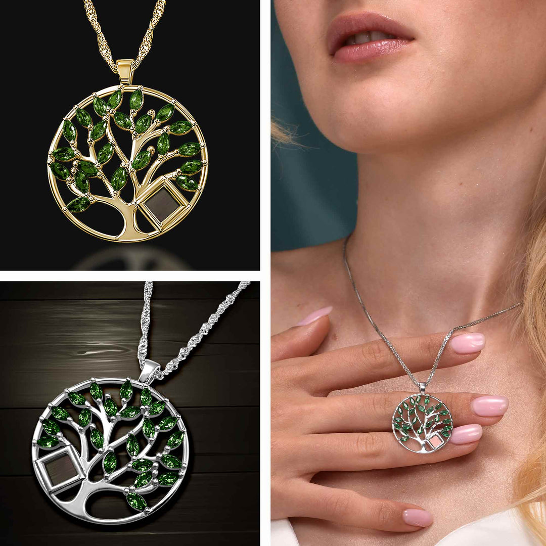 Life tree jewelry with nano Bible technology - elegant pendant
