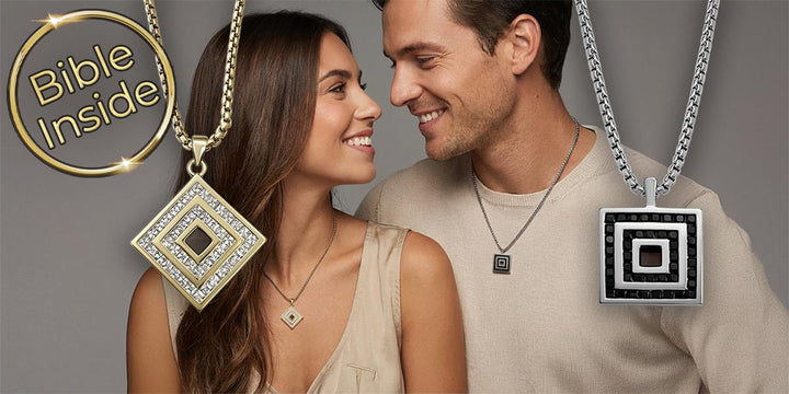 Simple pocket Bible – Romeo Juliet gold necklaces with meaning