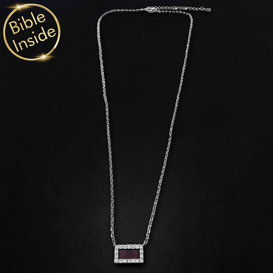 Bible on jewelry rectangular design with advanced nano technology