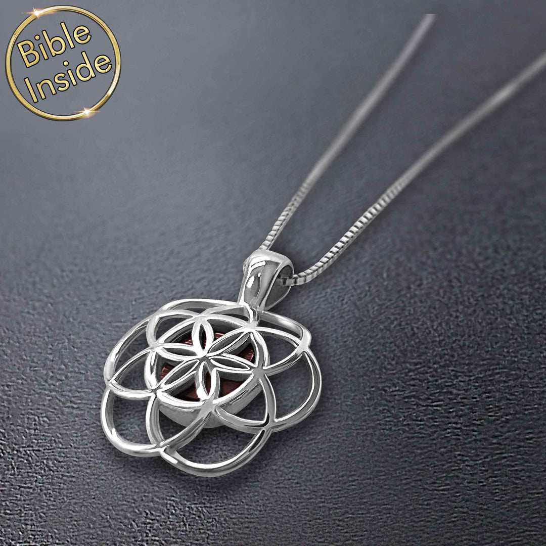 Valentine's day gift necklace – Seed of Life harmony pendant