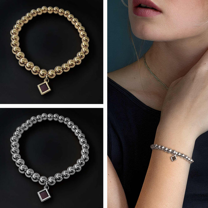 Pocket Bible bracelet with Bubble-6 design – miniature scripture Christian jewelry