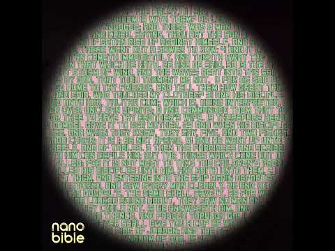 Nano Bible Through the Microscope - Cross Necklace