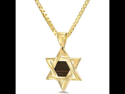 micro bible in a Star-of-David Necklace - Nano Jewelry