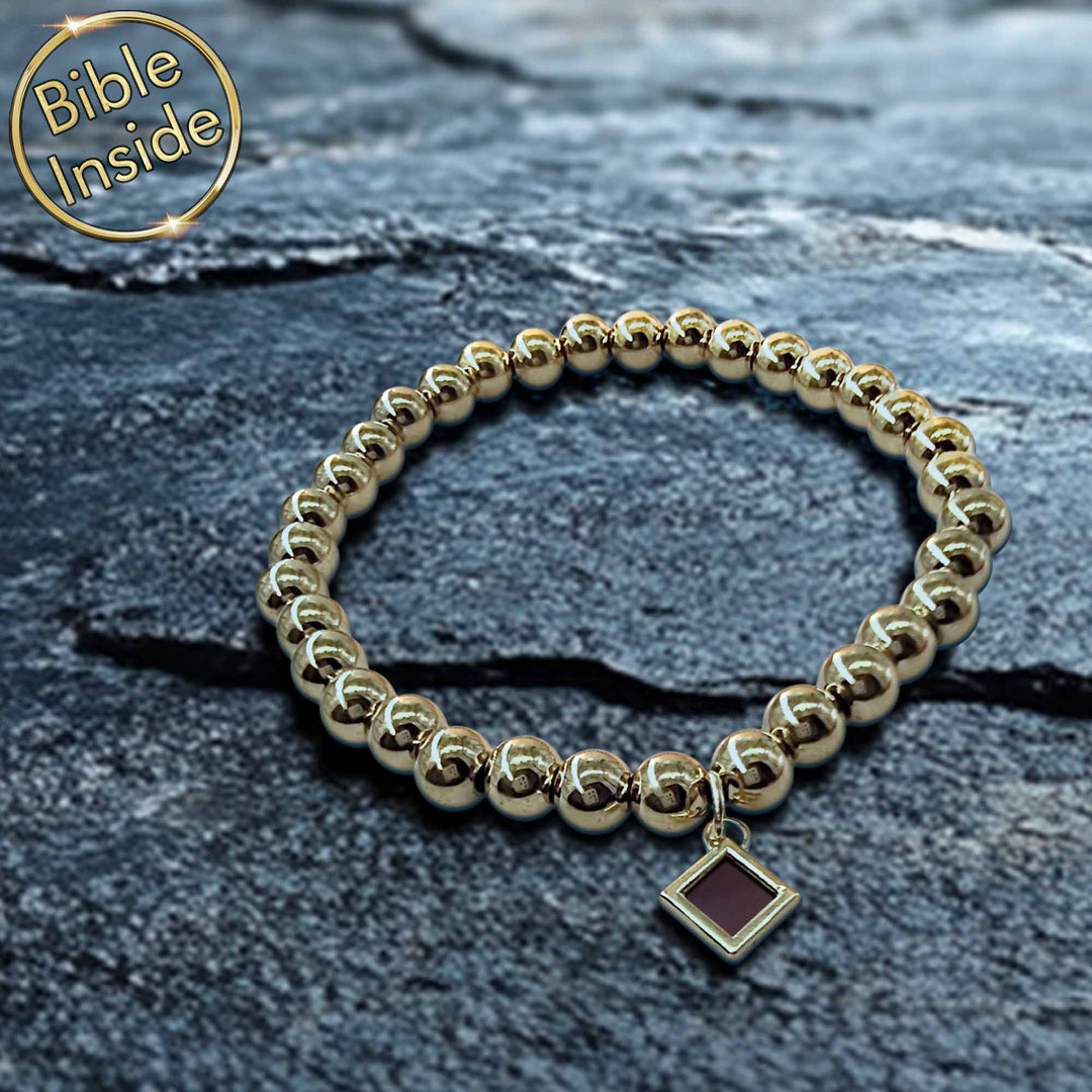 Christian birthday gifts bracelet with scripture inside – My Nano Jewelry
