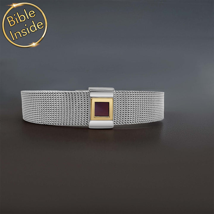 Knox bracelet with New Testament microchip – different Valentines Day ideas
