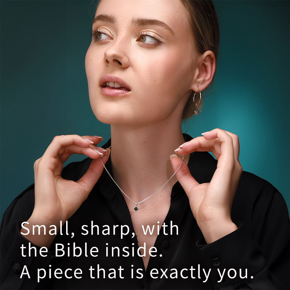 Valentine presents for women – delicate Essence necklace, Christian jewelry
