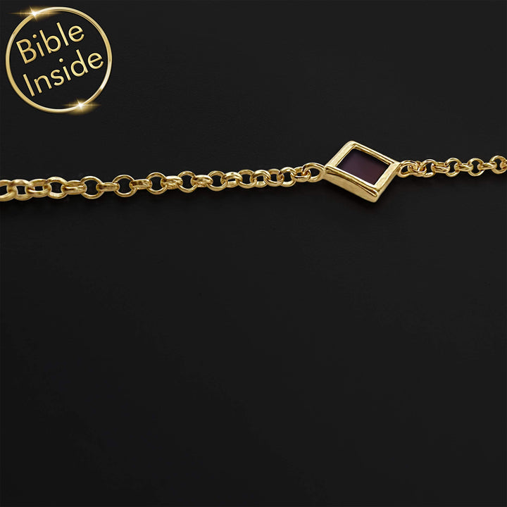 Polished rhombus bracelet, thoughtful valentines present for girls