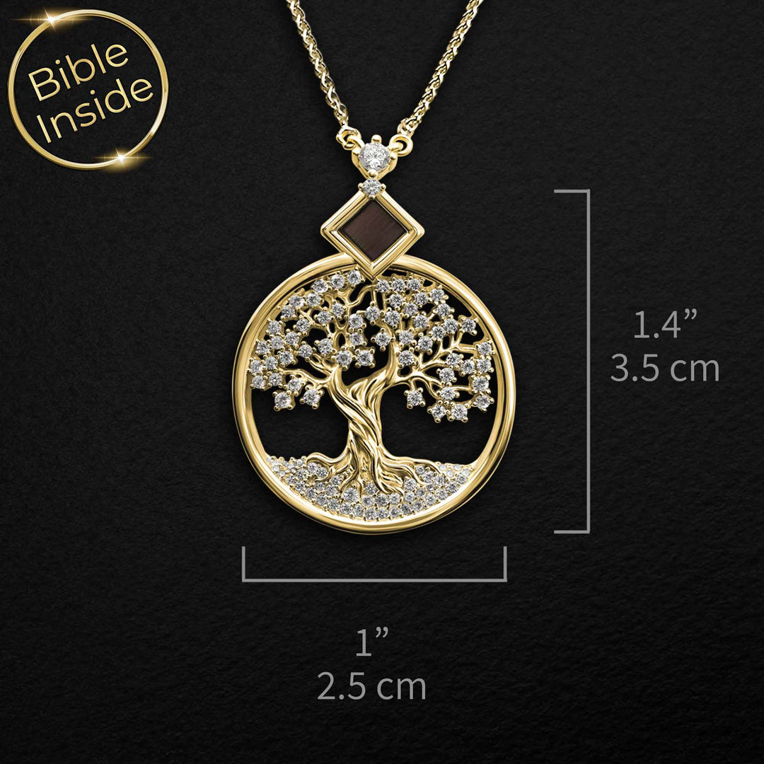Tree of Life Christian necklace for women, faith-inspired gift