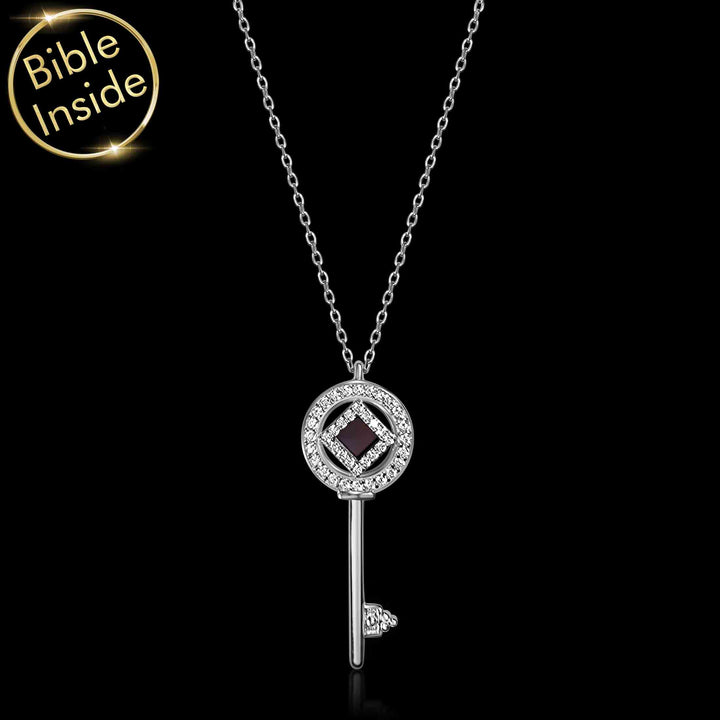 Religious jewelry for women – key pendant necklace, My Nano Jewelry
