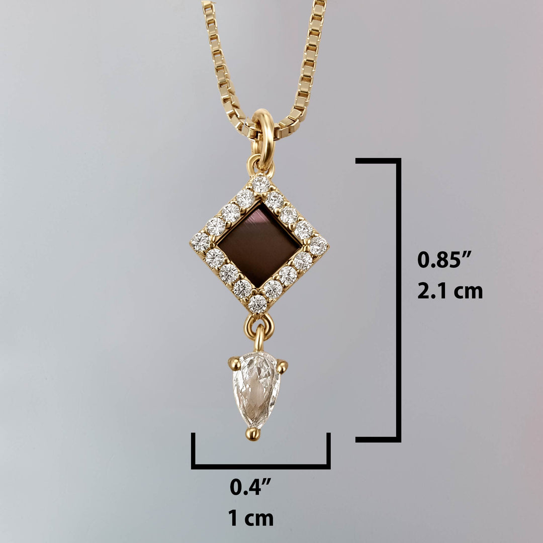Gold womens jewelry gifts featuring Amazona pendant - religious necklace design